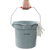 Doryh 14 Quart Round Water Bucket with Grip Handle, 4