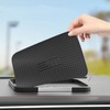 Black Non-Slip Mat, Plastics Washable Dashboard Tray, Heat Resistant Car