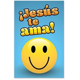 Moments With The Book Jesus Loves You! (Mini Gospel Tract Card - Packet of 100 - Spanish)