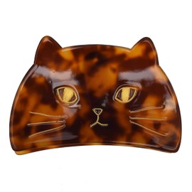 Shag Wear Women's Cat Claw Stay-In-Place Hair Clips Barrettes (Orange)