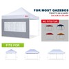MASTERCANOPY Church Window Sidewall Panels Sunwall for 3x3M Instant Gazebo