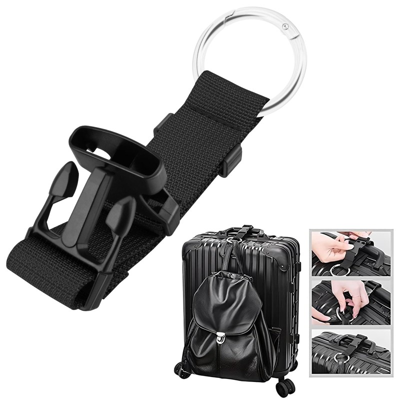 Adjustable Add a Bag Luggage Strap, BERANMEY 2 Pack Adjustable