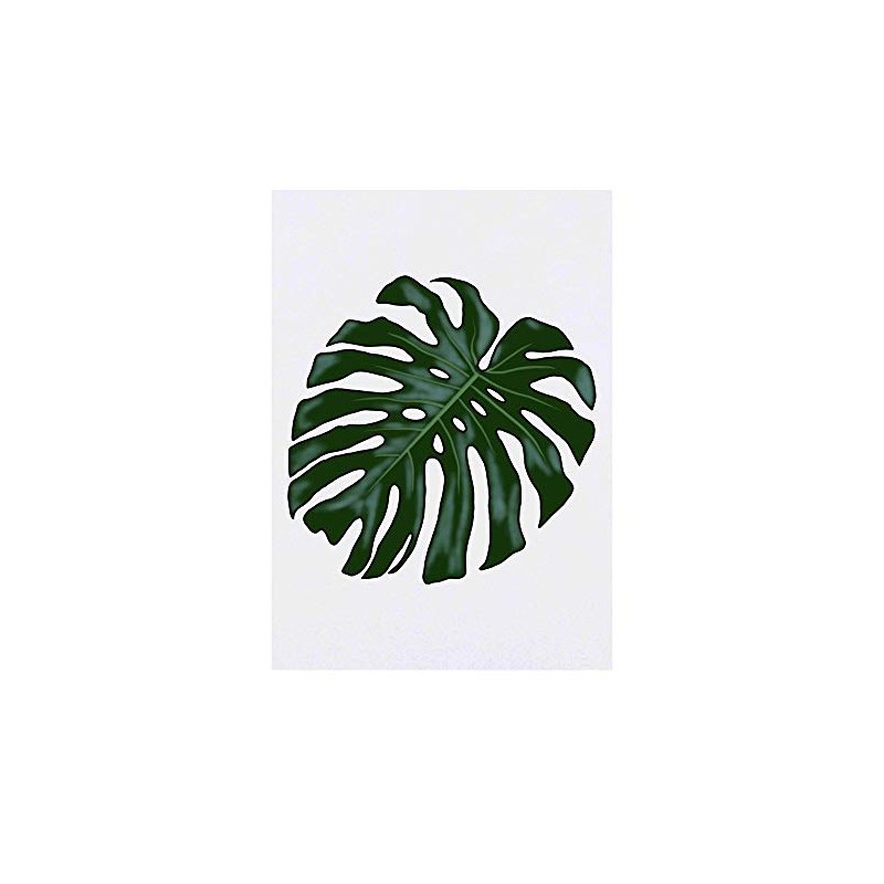 Large 'Tropical Leaf' Temporary Tattoo (TO00035620)