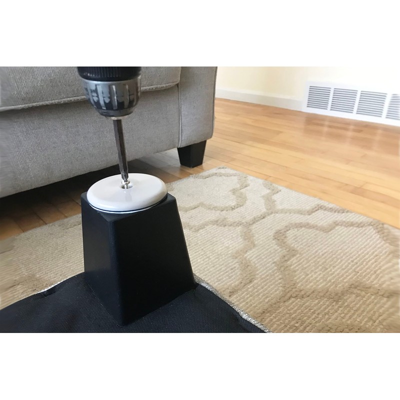 Shepherd SlideGlide 2-3/4" Round Adhesive Furniture Sliders for Carpet, Heavy-Duty