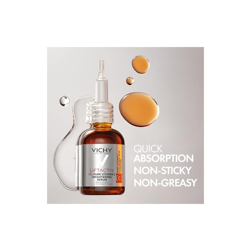 Vichy Liftactiv 16% Vitamin C Brightening Serum, All Skin Types,