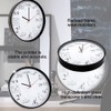 CUGBO Math Wall Clock Mathematical Equations,Silent No Ticking 12Inch Quartz