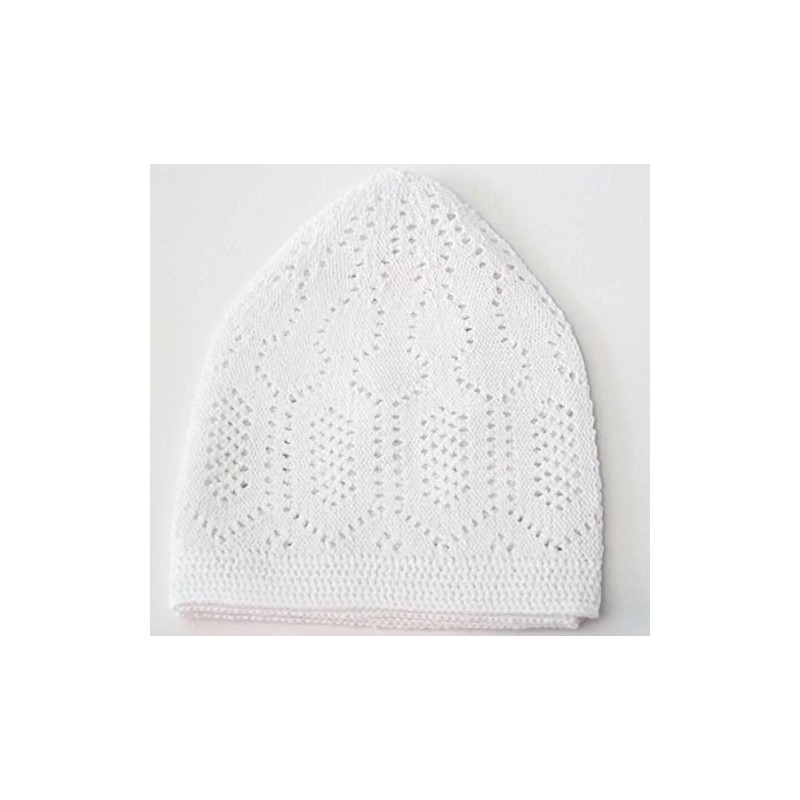 Men Skull Cap Muslim Islamic Prayer Hat Topi Kufi Head