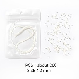 Shell Beads for Jewelry Making,Loose Beads for DIY Bracelet Necklace Jewelry Making, White Shell Strands Loose Beads for Jewelry Craft Making