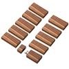 Wood Flash Drives 8GB, TATMOHIK USB 2.0 Walnut Wood USB