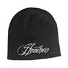 Heathen "Script Beanie (Black/White)