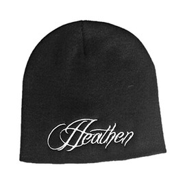 Heathen "Script Beanie (Black/White)