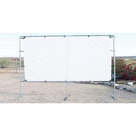 10' x 12' Outdoor Standing Home Theater Portable Projection Movie Screen Kit 3/4" Fittings ~ Pipe NOT Included