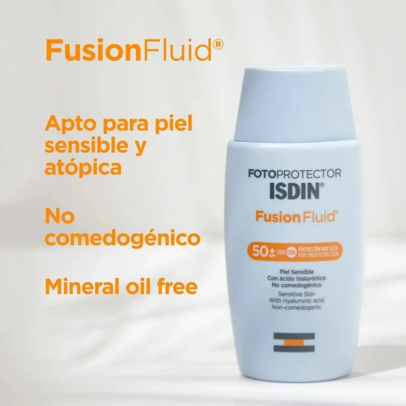 Protector Solar Isdin Fusion Fluid Fps 50+ 50 Ml Uvb