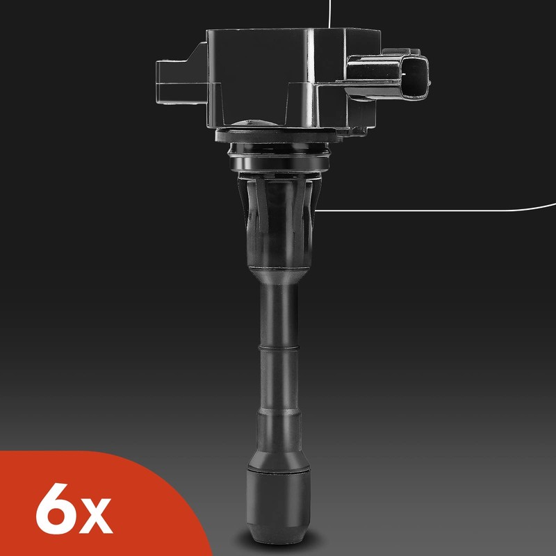 A-Premium Set of 6 Ignition Coil Pack and Iridium Spark