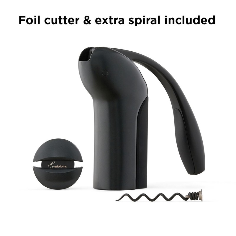 Rabbit Vertical Lever Corkscrew with Foil Cutter