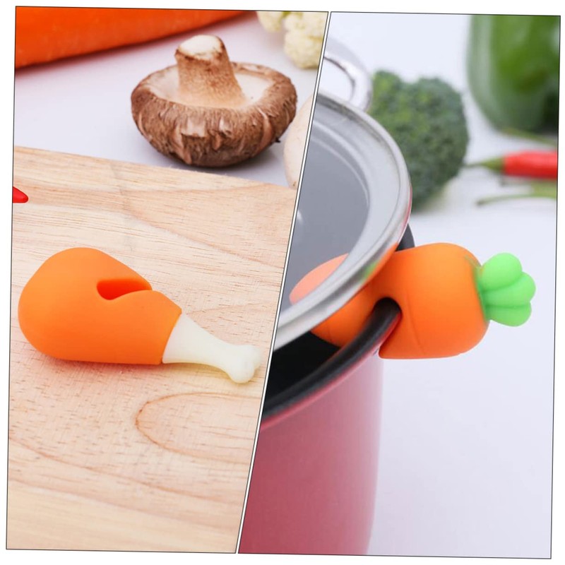 Ciieeo 1set Spill Lifters Cartoon Pot Boil Stoppers for Cooking