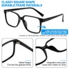 WEMOOTANTS Blue Light Blocking Glasses Black Non Prescription Eyeglasses for