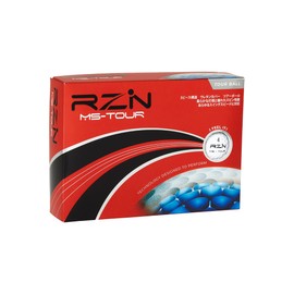 RZN Golf Golf Ball 3 Piece MS-Tour 1 Dozen (12 Pieces) Father's Day Present, Resin Golf, Japan Genuine Distributed Product