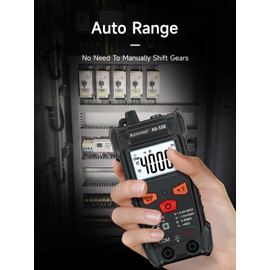 Aicevoos Multimeter Digital Multimeter, 4000 Counts DC AC Voltmeter Electrical Tester, Auto-Ranging Voltmeter Non-Contact Voltage Tester