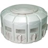 MaxiAids Select A Spice Auto Measure Carousel - 12 Spice Dispenser - White - Plastic