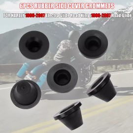 Unbranded Side Cover Grommets Rubber Gasket For Harley Touring Road Electra Glide 96-07 US