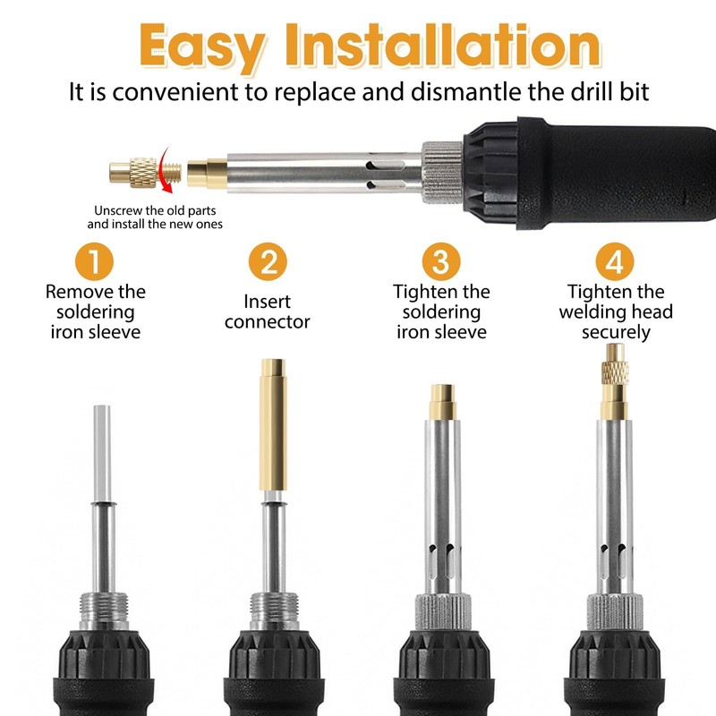 Soldering Iron Tips for Threaded Inserts M2 M3 M4 M5