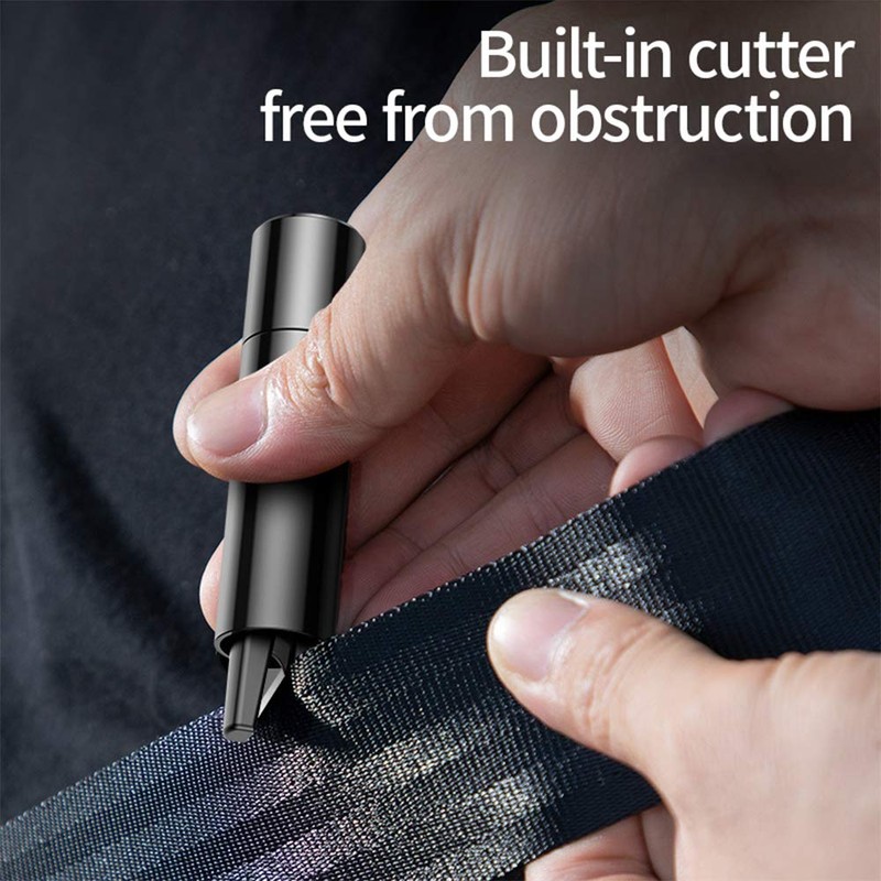 ACEBON Car Safety Hammer Window Glass Breaker and Seat Belt
