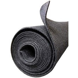 Polymat Audio 3ft 48" Wide Grey Charcoal Sub Car Woofer Speaker Box, DJ Enclosure Latex Backed Carpet and Trunk Liner