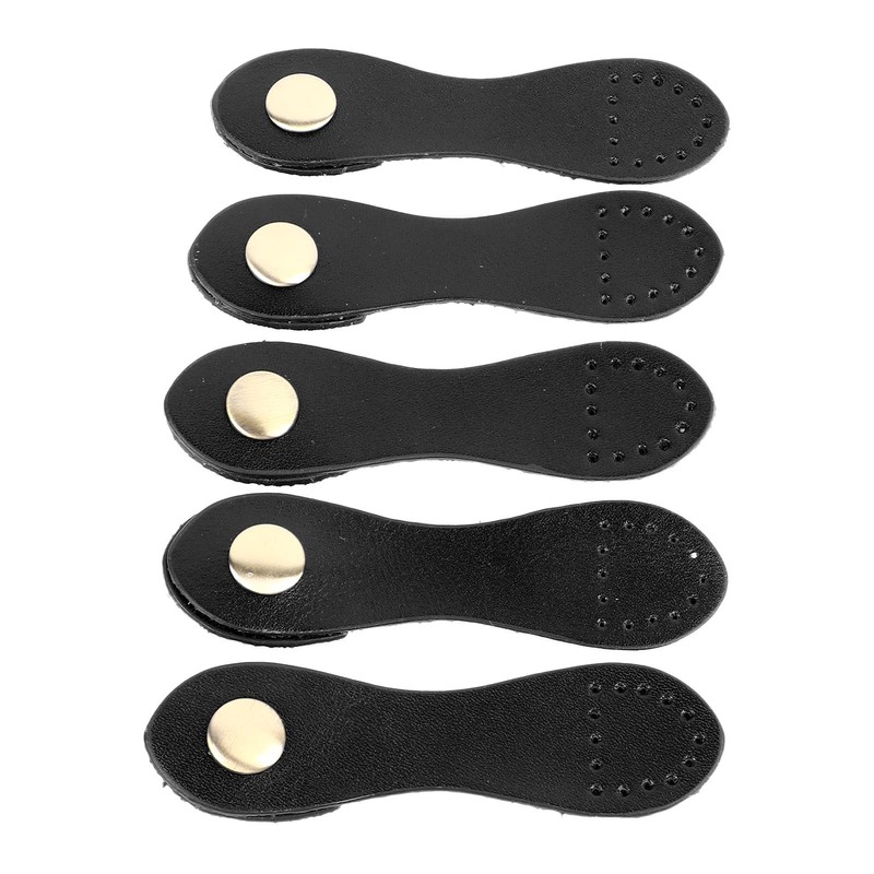 5 Set Leather Snap Buckles Soft Wearable DIY Sewing Leather