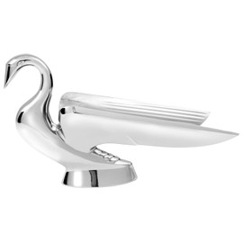 GG Grand General 48081 Chrome Swan with Wonderwing Hood Ornament