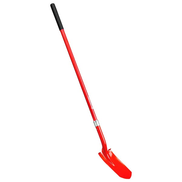 Corona Tools SS 64715 Curved Trenching Shovel, Fiberglass Handle, 5 Inch, Red