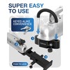 TOPICK Heavy-Duty Trailer Hitch Lock Set, Includes Coupler Ball Lock,