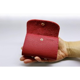 ZIWOO Card & Business Card Case Holder Red Handmade DIY Leather Wallet Making Kits for Beginners Tools Craft Stencil Template Set Tooling