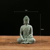 RemeeHi Stone Buddha Statue Decoration for Praying Good Luck Figurine