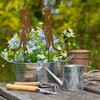 KRONLY Pack of 2 Meerkats 32 cm Garden Stake -
