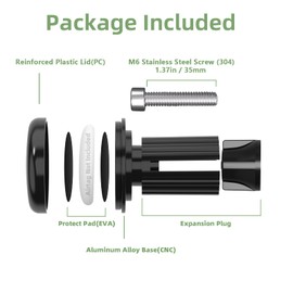 EFEALL Airtag Bicycle Mount Anti-Theft Airtag Case Waterproof Hidden Airtag Bicycle Mount Suitable for Bikes with Holes in the Fork (AirTag Not Included)