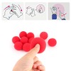 10Pcs Red Sponge Balls, Soft Sponge Balls Magic Foam Balls