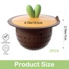 2-Pack Kitchen Sink Strainers, Compatible with Most Sink Drain Baskets,