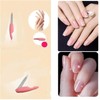 Pink Folding Nail File Metal Stainless Steel Professional Tool Double