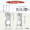 TIXIPEM Golf Divot Repair Tool [4PCS] - Switch Foldable Divot