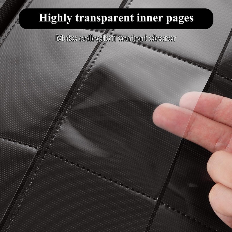 ASelected 9 Pocket Trading Card Album 360 Side Loading Pocket