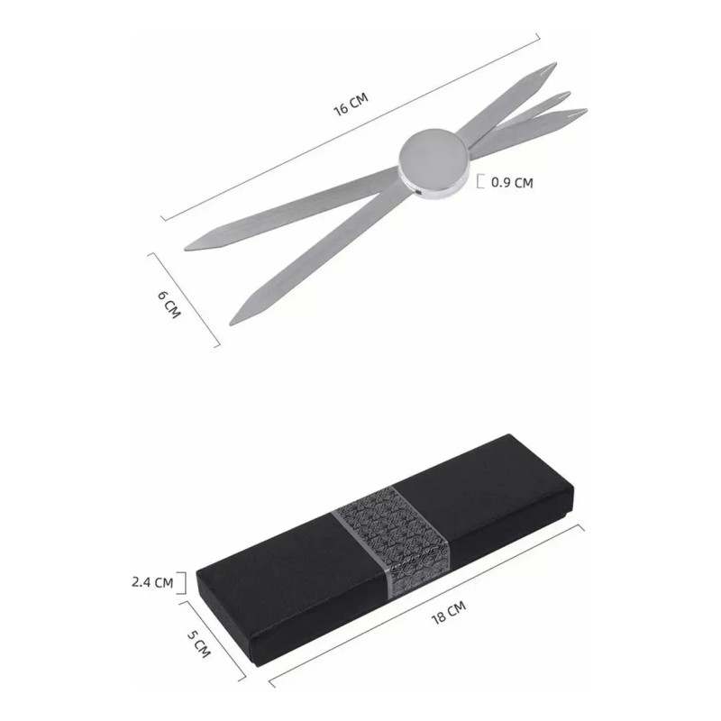 Regla Aurea Compas Giratorio Para Diseño Cejas