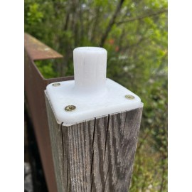 DNA Custom Fence Post Pole Mount Adapter for Bird Buddy Feeder