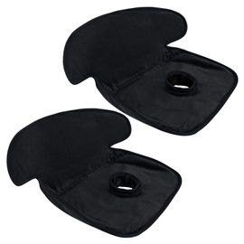 INFANZIA Dry Seat, Car Seat Protector Waterproof Carseat Liner Potty Training Toddlers, Baby and Infants, Piddle Pad for Carseats Strollers (Black, 2 Packs