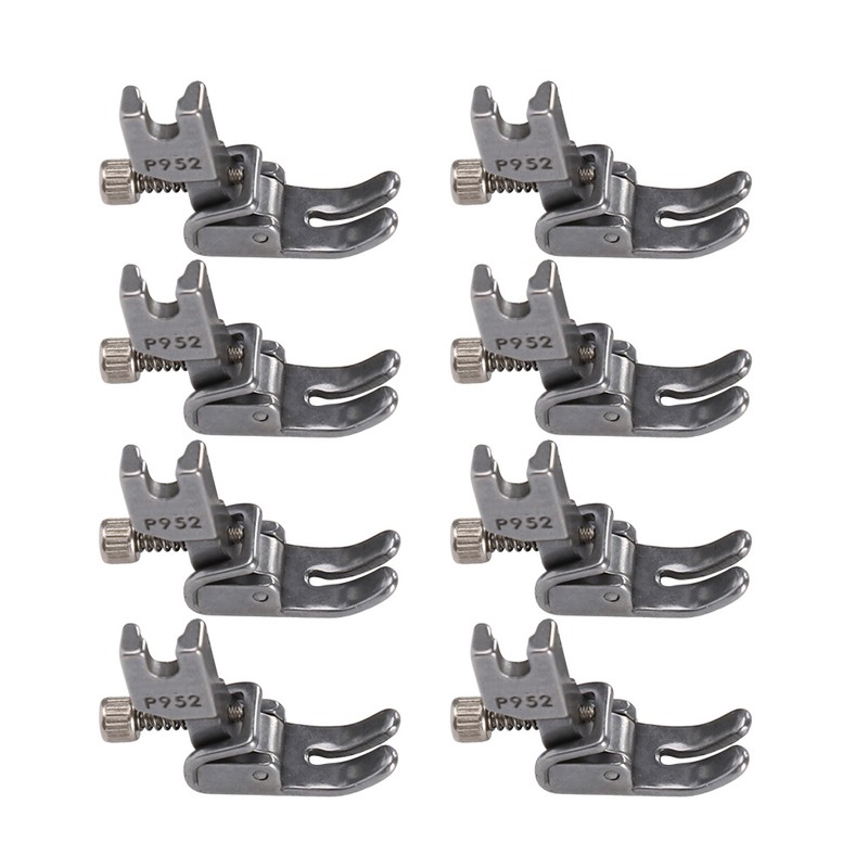 8pcs Universal Presser Foot Shirring Presser Feet Set Sewing Machine