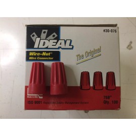Ideal 30-076 IDEAL RED Twist On Wire Connector 18-10 AWG 20 PIECES