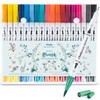 Ohuhu 36 Colours Dual Tips Colouring Pens, Water-Based Brsuh Markers