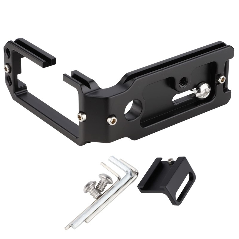 Leftfoto A7M4 DSLR Camera L-Bracket,a7s3 L Plate Quick Release Plate