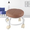 Rolling Ottoman High Density Memory Foam Waterproof Quiet Wheels Double