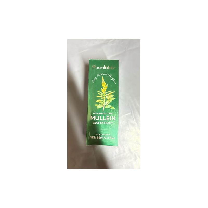 2 Pack Mullein Extract for Lungs Cleanse and Respiratory Support